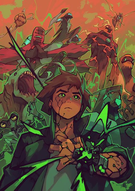 Ben 10 Poster, Space Dnd, Carnage Marvel, Cartoon Fanart, Ben 10 Ultimate Alien, Generator Rex, Ben 10 Comics, Hero Time, Zelda Art