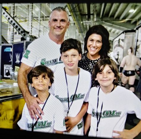 Shane McMahon and his family Mcmahon Family, Shane Mcmahon, Wwe Superstars, Wwe, Mac, Quick Saves