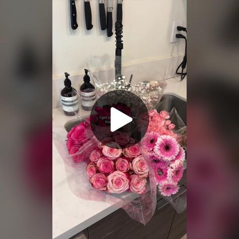 TikTok · Tanicha Rose Store Bought Flowers, Shower 2023, Canna Flower, Candle Arrangements, Rose Video, Floral Candle, Floral Arrangements Diy, Flowers Bouquet Gift, Flower Arrangements Diy