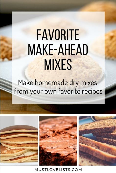 Make Ahead Mixes Pantries, Pantry Dry Mixes, Quick Bread Mix In A Jar, Dry Mixes For Pantry, Diy Muffin Mix Recipes, Make Ahead Mixes, Make Your Own Mixes, Homemade Pantry Mixes, Homemade Pantry Dry Mixes