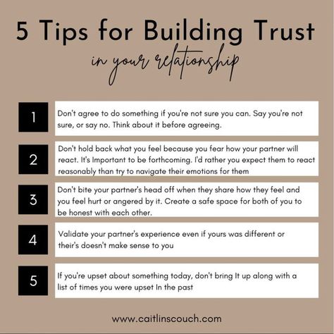 We build trust in our relationships by showing up authentically, being honest about how we feel and what we need, treating each other with respect even when it’s hard, and learning relational skills that enable us to navigate relationships in healthy ways. What are some other ways you build trust in your relationship? Trust In A Relationship, Hard To Say Goodbye, Relationship Therapy, Building Trust, Broken Promises, Healthy Relationship Tips, Being Honest, Couples Therapy, Build Trust