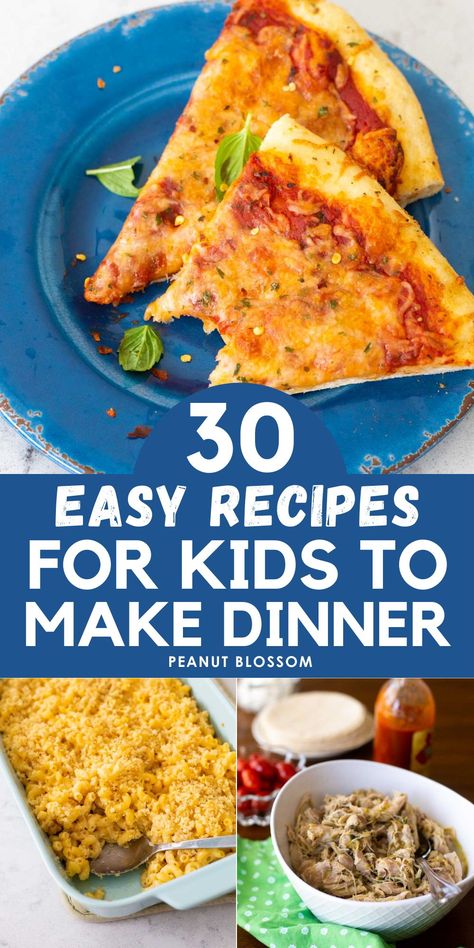 Easy Dinners Kids Can Make, Easy Dinner Ideas For Kids To Make, Dinner For Kids To Make, Easy Kids Dinner Recipes, Meals Kids Can Make For Dinner, Easy Dinners For Kids To Make, Easy Dinner Recipes Kids Can Make, Easy Dinner Recipes That Kids Can Make, Easy Cooking Recipes For Beginners Simple