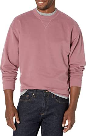 GAP Men's Vintage Soft Drop Shoulder Crew Sweatshirt at Amazon Men’s Clothing store Pink Sweatshirt Outfit Men, Wednesday Fits, Pink Sweatshirt Outfit, Sweatshirt Outfit Men, Pink Sweater Outfit, Gap Sweatshirt, Ribbed Hoodie, Gap Men, Camouflage Hoodie