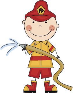 National Fire Prevention Week Firefighter Drawing, Firefighter Clipart, School Advertising, Fire Prevention Week, Group Games For Kids, Mens Cards, Circle Game, Free Clipart Images, Stick Man