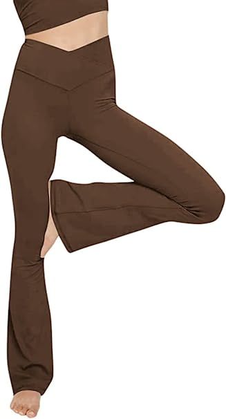 Brown Yoga Pants, Bootcut Leggings, Fold Over Boots, Flare Yoga Pants, Boot Cut Leggings, Boho Pants, Black Flare, High Waisted Flares, Ankle Leggings