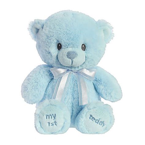 Stuffed Animals | Big & Small Plush Toys | buybuy BABY Small Teddy Bear, Baby Stuffed Animals, Plush Collection, Teddy Bear Plush, Bear Design, Bear Plush, Blue Ribbon, Cute Bears, Soft Plush