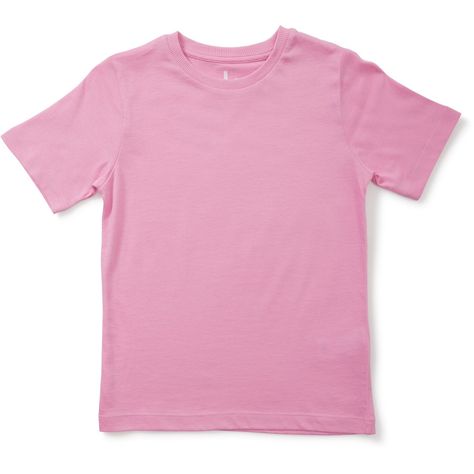 Keep her rotation of essentials simple, stylish and on point thanks to pieces like the Brilliant Basics Plain Tee. Ready for everyday wear, this top features a plain design with a vibrant pink to a cotton fabric, and is made complete with short sleeves and a cosy round neckline. Plain Tees, Pink Brand, Plain Design, Basic Tee, Our Girl, Girl Top, Kids Clothing, Round Neckline, Clothing Accessories