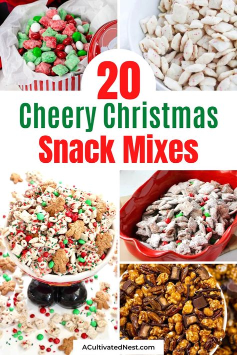 Christmas Trash Mix Recipes Chex Cereal, Snowman Trail Mix For Kids, Snacks For Christmas Day, Sweet And Salty Christmas Snack Mix Recipes, Christmas Chex Mix Recipes Reindeer Food, Snack Mix Recipes Christmas, Homemade Mixed Drinks, Dessert Mix Recipes, Snack Mix Gift Ideas