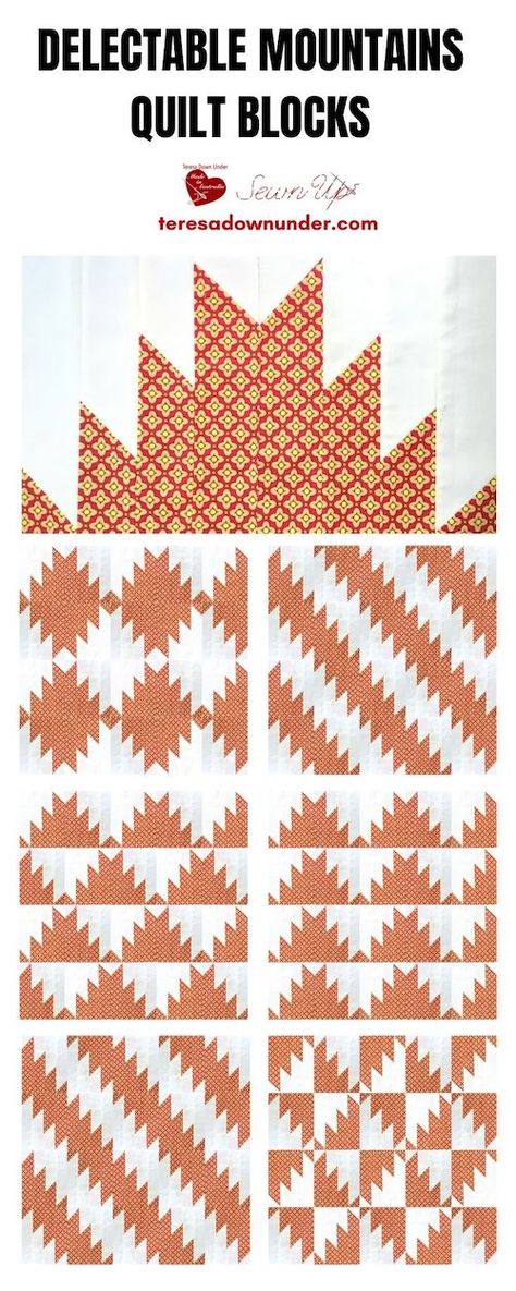 Delectable Mountain Quilt Border, Delectible Mountain Quilt, Scrappy Mountain Majesties Quilt Pattern, Mountain Block Quilt Pattern, Delectable Mountains Quilt Pattern, Delectable Mountains Quilt, Delectable Mountain Quilt Block, Buzz Saw Quilt Pattern, Majestic Mountains Quilt Pattern