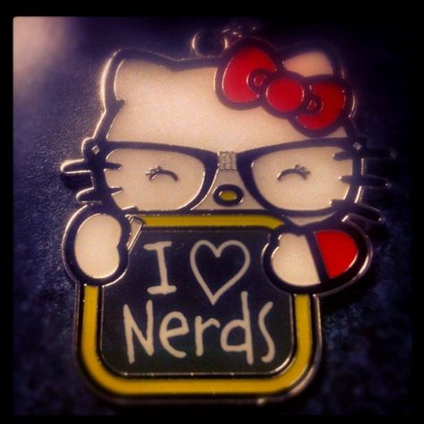 I Love Nerds, Images Hello Kitty, Requiem For A Dream, 2013 Swag Era, Hello Kitty Art, Hello Kitty Pictures, Hello Kitty Items, Silly Me, Hello Kitty Wallpaper