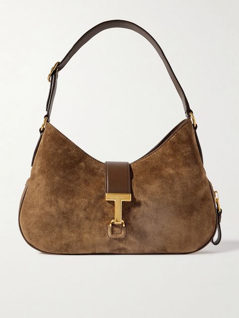 Makeup Compact, Tom Ford Bag, The Monarch, Pretty Bags, Without Makeup, Tan Suede, Cute Bags, Brown Suede, Tom Ford