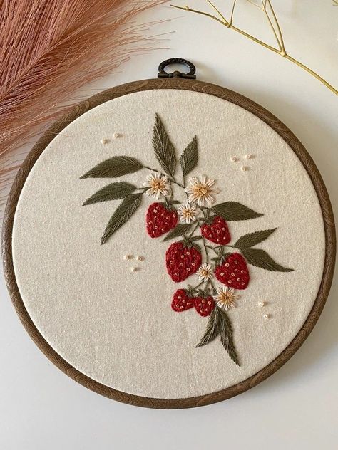 Embroidery Pattern Floral, Embroidery Wall Decor, Pdf Embroidery Pattern, Broderie Simple, Botanical Embroidery, Stitching Ideas, Embroidery Wall, Hand Embroidery Patterns Flowers, Floral Embroidery Patterns