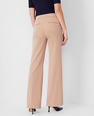 Our boot cut pant is effortless to wear - yet beautifully put-together. Front zip with double hook-and-bar closure. Front welt pockets. Back besom pockets.,Leg Shape:Leg Shape: Trouser – a pant with a bit of flare that lengthens legs,Rise:Mid rise: sits 2 1/4" below natural waist,Imported:Imported,Fit:Fit: Tailored & fitted,Length:Full length: 29 1/2" inseam with 20 1/2" leg opening,Fabrication:62% Polyester, 34% Viscose, 4% Spandex,Garment Care:Machine Washable The Petite Chain Pocket Boot Cut Boot Cut Pant, Boutique Pants, Knitted Suit, Bootcut Pants, Color Cafe, The Chain, Modern Woman, Capsule Wardrobe, Effortless Style