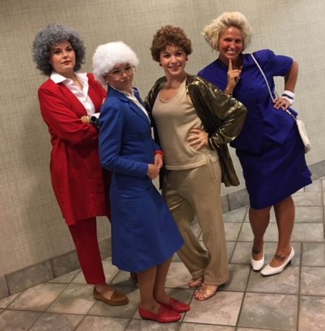 Golden Girls Outfits, Golden Girls Halloween Costume, Golden Girls Costume, Dorothy Golden Girls, Golden Girls Costumes, Sweater Tops Outfit, Golden Girls Theme, Golden Girls Quotes, Old Lady Costume