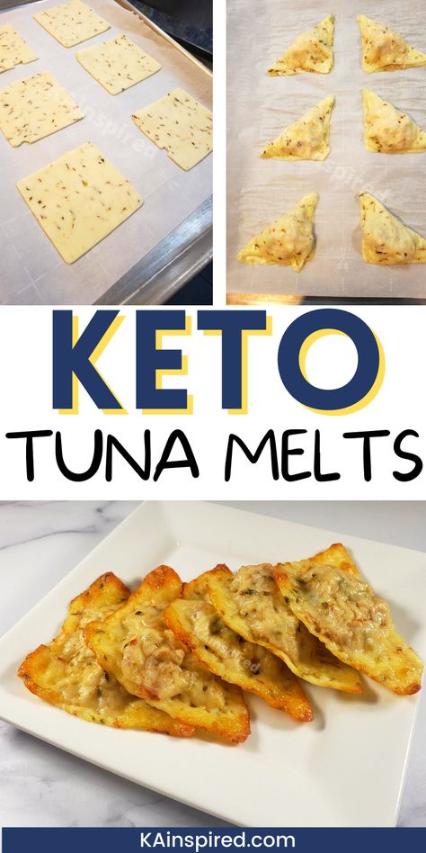 Keto Tuna, Tuna Melt Recipe, Canned Tuna Recipes, Melt Recipe, Baking Powder Uses, Keto Journey, Keto Lunch Ideas, Tuna Melts, Keto Ideas