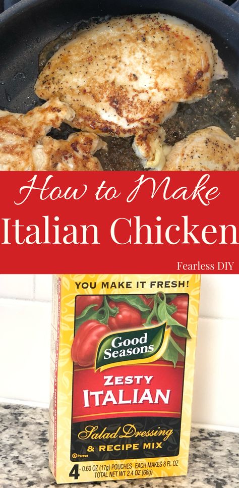 Baked Italian Chicken Dinner Recipe, Italian Seasoning For Chicken, Italian Dressing Packet Chicken, Italian Season Chicken Recipes, Italian Packet Chicken, Italian Seasoning Chicken Recipes, Italian Dressing Mix Recipe Dry Chicken, Gluten Free Italian Chicken Recipes, Italian Seasoning Recipe Chicken