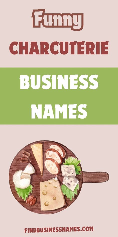 Check out the funniest charcuterie business names that will make you smile! Perfect for adding a touch of humor to your grazing tables. Find the perfect funny charcuterie business name for your brand today! #CharcuterieBusinessNames Charcuterie Business, Unique Charcuterie, Business Name Ideas, Names Cute, Cheese Boards, Grazing Tables, Name Ideas, Cute Names, Business Branding