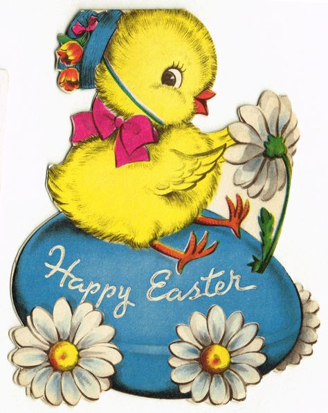 Happy Easter | vintage Norcross Easter Card Easter Advent, Vintage Easter Images, Happy Easter Pictures, Somebunny Loves You, Easter Paintings, Easter Graphics, Greeting Card Image, Vintage Easter Cards, Easter Illustration