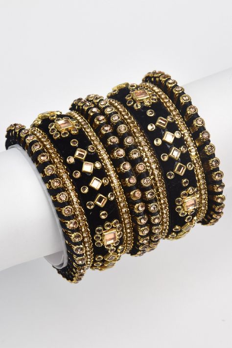 Drape your wrists in timeless beauty. Our bangles collection offers a range of designs, from traditional to contemporary. Explore your style at Asian Couture. Jewellery Sets Indian, Bridal Bangle Set, Asian Couture, Bangles Collection, Black Bangle, Indian Jewelry Sets, Bridal Bangles, Wedding Jewellery, Cheap Jewelry