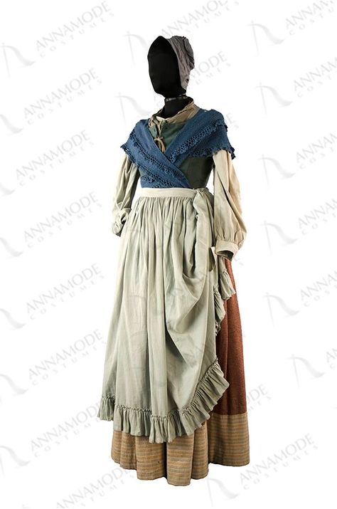 1800 Fashion Women, 1800s Womens Fashion, Poor Clothes, Peasant Clothing, 1800s Clothing, 1870s Fashion, 1890s Fashion, Class Outfit, 1800s Fashion