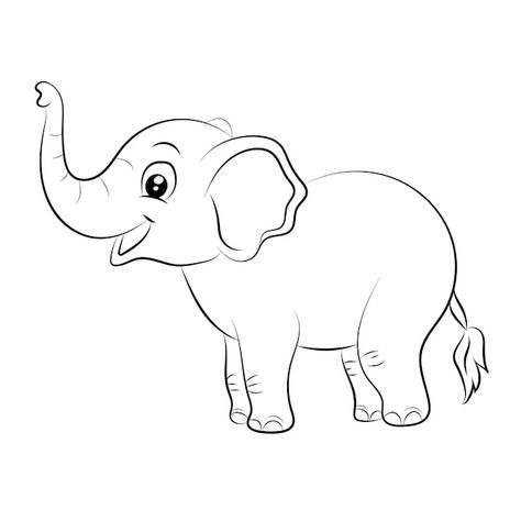 Coloring Pages Elephants, Elephant Outline, Elephant Coloring, Class Board, Elephant Coloring Page, Elephant Drawing, Outline Illustration, 2024 Christmas, Kids Hands