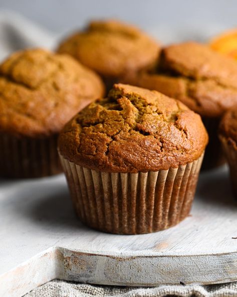 Oat Flour Pumpkin Muffins Oat Flour Pumpkin Muffins, Oat Flour Muffins, Pumpkin Flour, Pumpkin Muffins Recipe, Oat Flour Recipes, Pumpkin Oats, Pumpkin Delight, Banana Oat Muffins, Inflammatory Recipes