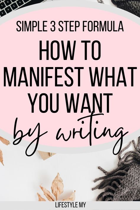 Simple 3 step formula on how to manifest by writing things down! Learn how to manifest what you want by writing and journaling! How to manifest someone, how to manifest love, money, or even a text from someone! #howtomanifest, #manifestations, #thelawofattraction, #the secret, #manifestbywriting Gratitude Affirmations, Law Of Attraction Money, Wealth Affirmations, Success Affirmations, Manifestation Board, Manifestation Law Of Attraction, Manifesting Money, Manifestation Journal, Affirmations Positives