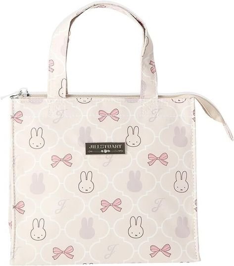 Miffy JILL STUART Ribbon lunch tote bag Beige Pink Cold Insulation S NEW JAPAN Description Thanks for coming to visit us at the x.ARIPU.x We have a lot of Japanese items for sale so please take your time to look around：> [JILL STUART with miffy collaboration cold and heat retention case] This small cold and heat retention case is a special collaboration between the mature and feminine JILL STUART and Miffy, the protagonist of a picture book that continues to be loved all over the world. It is the perfect size for storing lunch boxes and small items, and is recommended as a reward for yourself or as a gift. [Size] Approximately 20 cm wide x 18 cm long x 12 cm deep [Color] Beige pink Payment Most buyers can choose from any of the following payment methods: Visa Mastercard American Express Pa Japanese Items, 17th Birthday Gifts, Japanese Bag, Lunch Tote Bag, Thanks For Coming, Kawaii Accessories, Jill Stuart, Lunch Tote, Bags Aesthetic