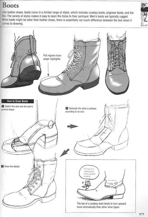 Useful information on drawing footwear... from socks to boots. Reference Tutorial, Shoes Drawing Reference, Boots Drawing, Boots 2020, Tutorial Drawing, Shoes Drawing, 인물 드로잉, Drawing Clothes, Drawing Skills