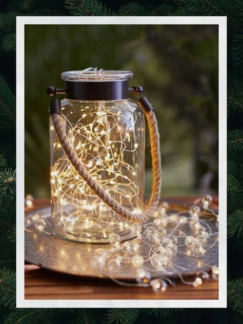 The Best Indoor Christmas Lights in 2021 | domino Patio Oasis, Indoor Christmas Lights, Deco Led, Cozy Backyard, Outdoor Candles, Selling Candles, Indoor Christmas, Glass Lantern, Glass Votive