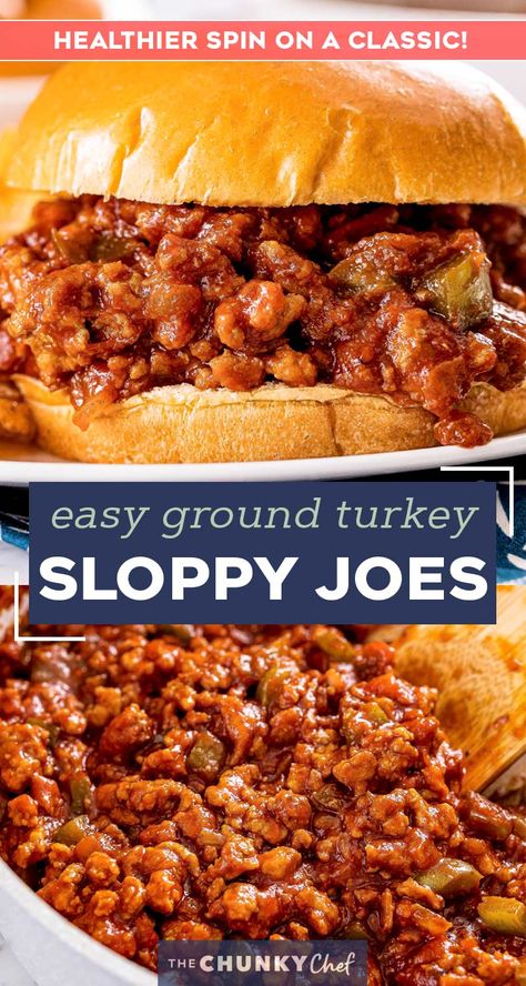 Easy Alpha Gal Recipes, Ground Turkey Salad Recipes, Buffalo Ground Turkey, Ground Turkey Breast Recipes, Turkey Sloppy Joe Recipe, Ground Turkey Sloppy Joes, Turkey Sloppy Joes Recipe, Homemade Sloppy Joe Recipe, Turkey Sloppy Joes