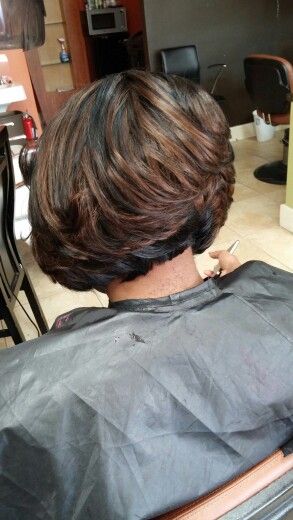 Quickweave bob... New Orleans, LA Bob Hairstyles Short Back, Bob Quick Weave Hairstyles No Leave Out, Quickweave Bob, Black Haircut Styles, Black Bob Hairstyles, Black Hair Short Cuts, Medium Bob Hairstyles, Quick Weave Hairstyles, Short Sassy Hair