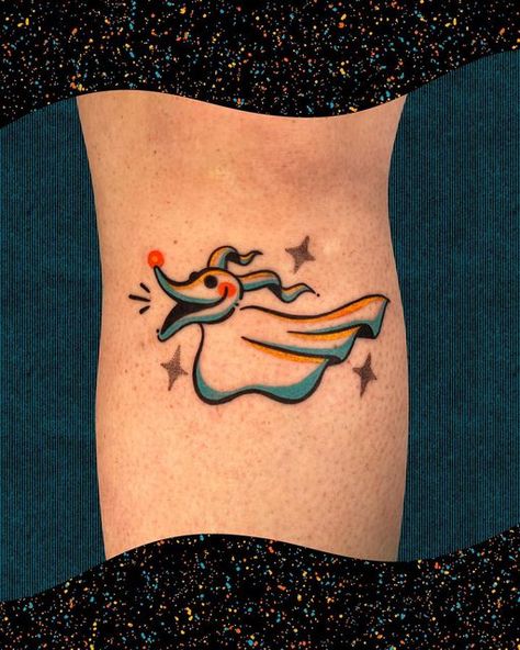 Girly Halloween Flash Tattoo, Nerd Flash Tattoo, Mini Spooky Tattoos, Small Christmas Tattoo Flash, Halloween Traditional Tattoo Flash, Spooky Disney Tattoo, Nightmare Before Christmas Flash Tattoo, Christmas Light Tattoo, Nightmare Before Christmas Zero Tattoo