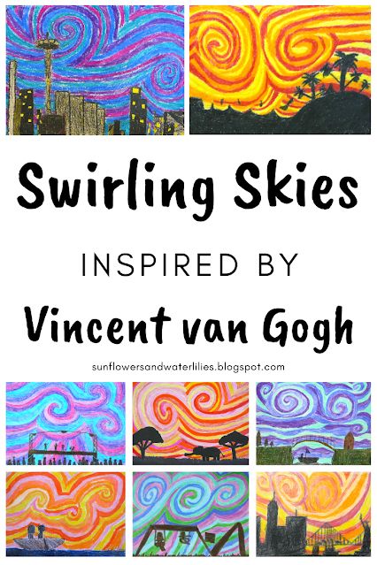 Van Gogh Art Lessons Elementary, K-5 Art Projects, Van Gogh Activities For Preschool, Picasso Art Projects For Middle School, Elementary Class Art Projects, Art Ideas Elementary School, Fun Art Lessons Elementary, Grade 3 Art Activities, Art Projects For Upper Elementary