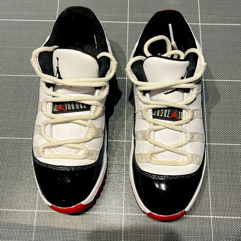 Jordan 11 Retro Low Concord Bred Jordan 11 Low White Concord, Jordan 11 Retro Low, Shoes Jordan, Jordan 11 Retro, Kids Jordans, Jordan 11, Jordan Shoes, White And Black, Jordan