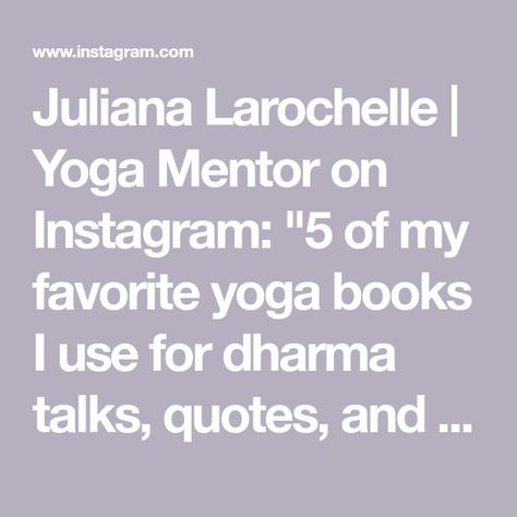 Juliana Larochelle | Yoga Mentor on Instagram: "5 of my favorite yoga books I use for dharma talks, quotes, and inspiration durning my yoga classes. Heart Talk by @cleowade Love it Forward by @jeffbrownsoulshaping Journey to the Heart by @authormelodybeattie This is How You Heal @briannawiest Inward by @yung_pueblo What are some of your favorites? #dharmatalks #yogainspiration #larochelleyoga" Yoga Dharma Talks, Dharma Talk Yoga, Yang Yoga, Yin Yang Yoga, Yung Pueblo, Yoga Themes, Heart Talk, Yoga Books, Yoga Classes