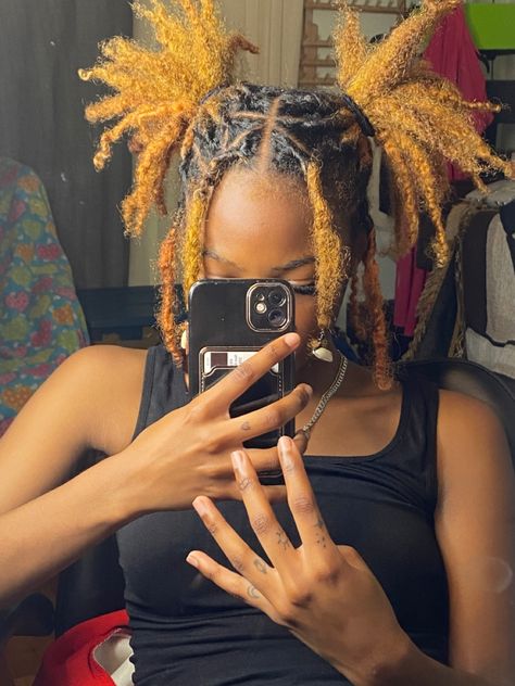 Circle Part Locs, Ginger Tips Locs, Loc Shells, Locs Dyed Tips, Triangle Parts Locs, Finger Coil Locs, Diamond Part Locs, Triangle Part Locs, Loc Parts