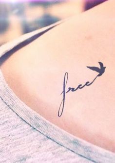 14 Oh-So-Tiny Tattoos We Love  The delicate designs that will even make the tattoo-averse rethink ink. Divorce Tattoo, Free Bird Tattoo, Small Bird Tattoos, Wörter Tattoos, Halloweenský Makeup, Vogel Tattoo, Cage Tattoos, Bird Tattoo Wrist, Small Bird Tattoo