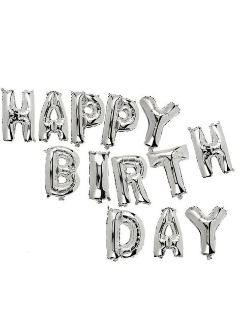 Happy Birthday Balloons Banner Bunting Letter Foil Balloon Party Self Inflating Text Aesthetic, Happy Birthday Balloon Banner, Balloon Words, Happy Birthday Text, Birthday Text, Balloon Party, Banners Buntings, Balloon Banner, Happy Birthday Balloons