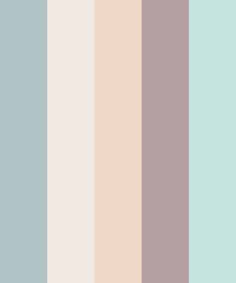 Dull Pastel Color Palettes, Pastel Color Schemes, Pastel Colour Palette, Colors Palette, Blue Pastel, Blue Color Schemes, Gray Light, Art References, Peach Pink