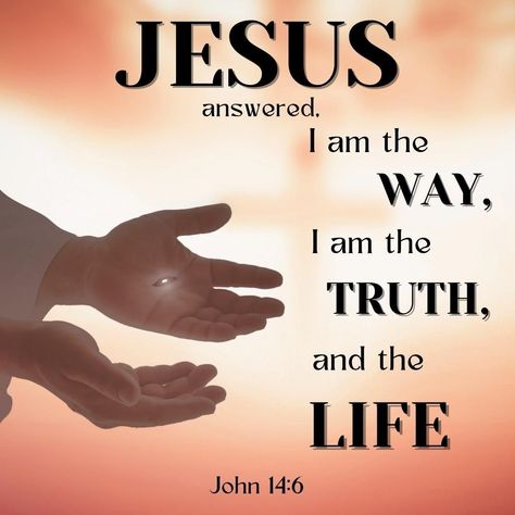 I Am The Way The Truth And The Life, Religious Sayings, Remember The Fallen, Bible Images, Gods Love Quotes, For God So Loved The World, God's Plan, Gods Plan, Spiritual Life