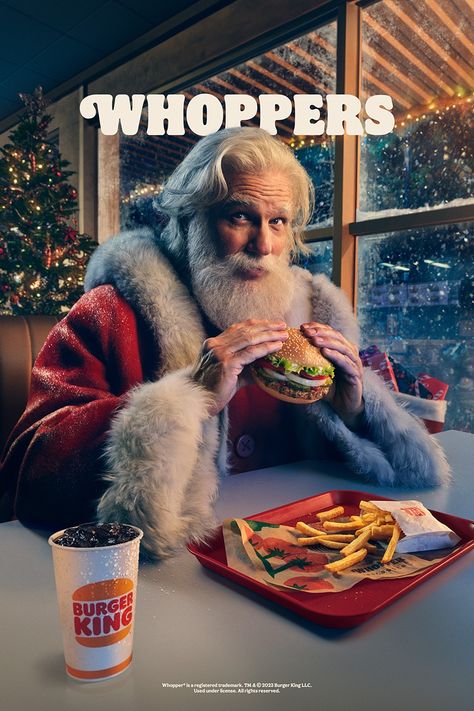 Burger King questions the existence of Santa in festive campaign Christmas Advertising Campaigns, Creative Burger, Business Intelligence Tools, Christmas Advertising, Christmas Campaign, King Design, Publicidad Creativa, Christmas Ad, Food Ads