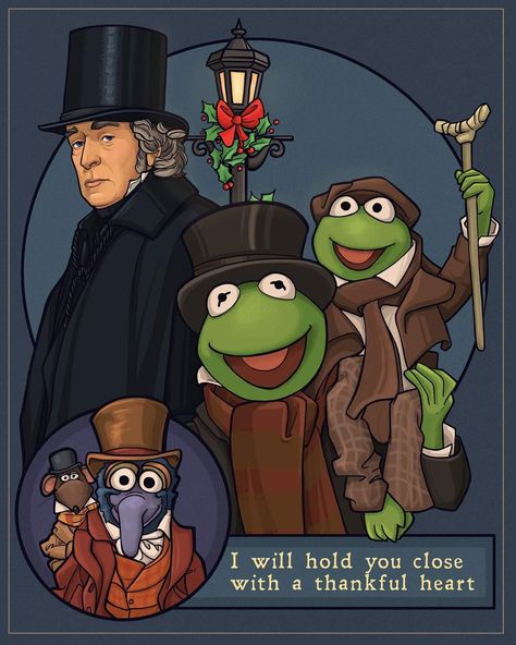 Christmas Animated Movies, Muppet Christmas Carol Quotes, Muppet Christmas Carol Decorations, Holiday Spirit Quotes, Christmas Mural, Kindle Background, Muppets Christmas Carol, Xmas Windows, The Muppet Christmas Carol