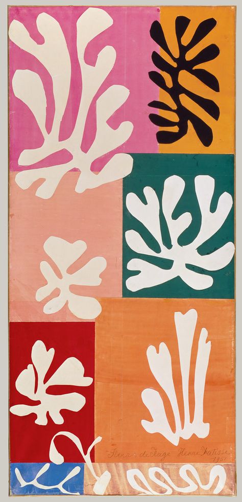 Snow Flowers | Henri Matisse | 1999.363.46 | Work of Art ... Matisse Kunst, Art History Lessons, Matisse Paintings, Matisse Cutouts, Cut Out Art, Edouard Vuillard, Denver Art, Willem De Kooning, Marc Chagall