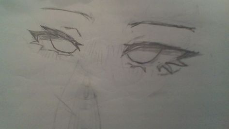 Inspired me by Tmckaa Glaring Eyes, Inspire Me, Anime Drawings, Male Sketch, Drawings, Anime, Art