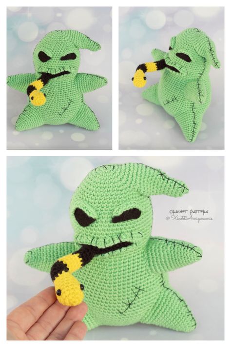 Crochet Xbox Controller Free Pattern, Oogie Boogie Knitting Pattern, Ewok Crochet Pattern, Oogie Boogie Amigurumi Free Pattern, Sandworm Crochet Pattern, Olaf Crochet Pattern Free, Crochet Zero Nightmare Before Christmas, Beetle Juice Crochet Patterns Free, Crochet Disney Patterns Free