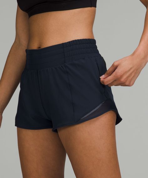 Max out that stride. We designed these run shorts with a little extra room so you can move freely. Designed for Run. Built-in liner offers extra coverage. Continuous drawcord is easy to cinch and won't get lost in the wash. Discreet zippered pocket in seam for small items. Secret stash pocket in the liner. Reflective details. Run Shorts, Lululemon Outfits, Lululemon Hotty Hot Shorts, Hotty Hot Shorts, Hot Shorts, Lululemon Shorts, Designer Shorts, Lululemon Women, High Rise Shorts