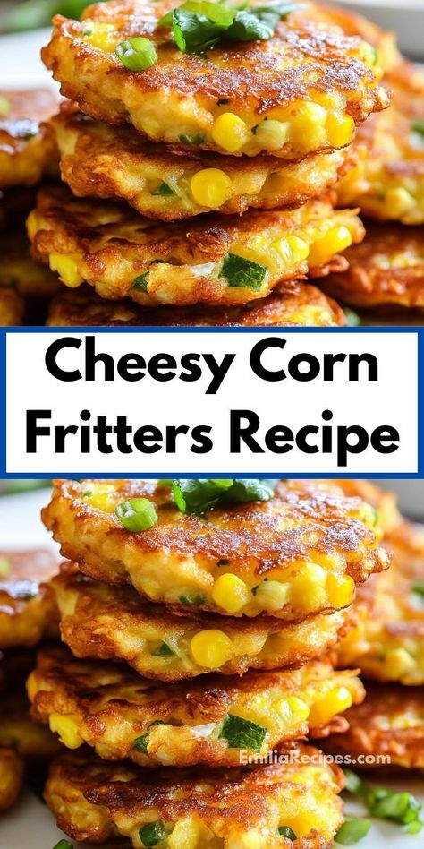 Looking for breakfast ideas? Our Cheesy Corn Fritters Recipe is perfect! Ideal for breakfast or dinner, this recipe offers healthy and easy breakfast ideas. Discover delicious breakfast recipes that kids will enjoy! Cheesy Corn Fritters, Corn Fritters Recipe, Corn Fritter Recipes, Cheesy Corn, Fritters Recipe, Corn Fritters, God Mad, Fritter Recipes, Corn Recipes