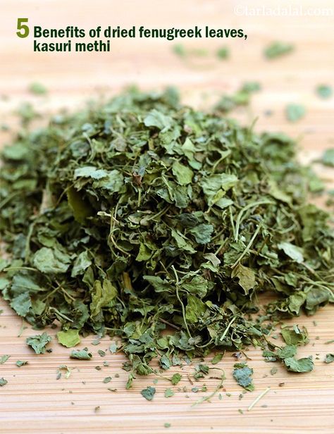 Benefits of Dried Fenugreek Leaves, Kasuri Methi Kasuri Methi Recipes, Fenugreek Leaves Recipe, Fenugreek Tea, Methi Recipes, Fenugreek Benefits, Leaf Health, Low Calorie Meals, Kasuri Methi, Spices Photography