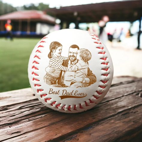 PRICES MAY VARY. Unique Personalized Gift: Engrave your favorite photo on a baseball, creating a one-of-a-kind Father's Day gift that celebrates special memories. Dimension: Standard Size Baseball, 9" inch circumference, 7.3-7.5cm diameter, 5 oz. Perfect for Baseball Lovers: Ideal for dads who are passionate about baseball, making it a meaningful and thoughtful gift. Engraved by laser in the USA Acrylic Display Box Included Impress your dad with this Custom Photo Baseball Ball Gift. Made in the Gifts To Get Your Dad For Christmas, Baseball Bf Gifts, One Year Boyfriend Gift, Baseball Gifts For Boys, Baseball Fathers Day Gifts Ideas, Christmas Gifts For Dad From Daughter, Baseball Gifts For Boyfriend, Sentimental Gifts For Dad, Bf Christmas Gifts